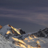 Die letzten Sonnestrahlen erleuchten den Piz Bernina und Biancograt – fotografiert von Simon Walther