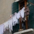 Simon Walther fotografiert gewaschene Wäsche in Venedig.